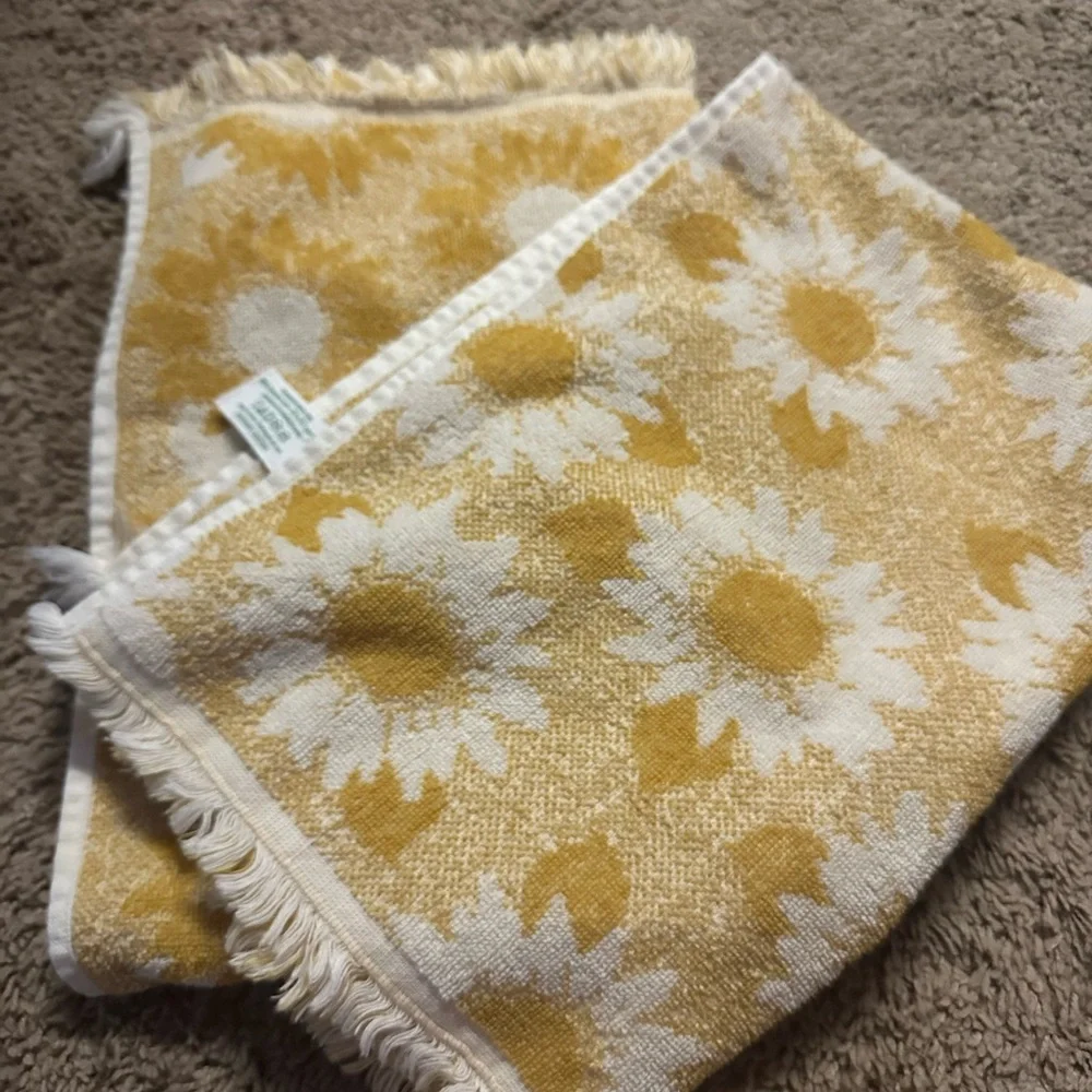 Sunflower kitchen towels set of 2 - Picture 1 of 4